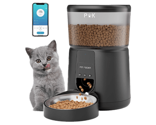 distributeur croquettes chat automatique puppy kitty